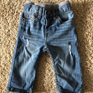 Levi’s 515 Straight Distressed Jeans